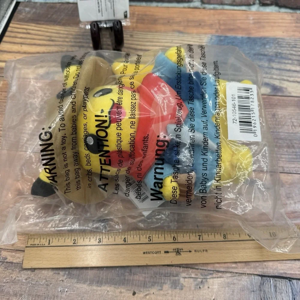 Pokemon Fossil Museum Chicago Excavator Pikachu Plush + Promo Card SEALED
